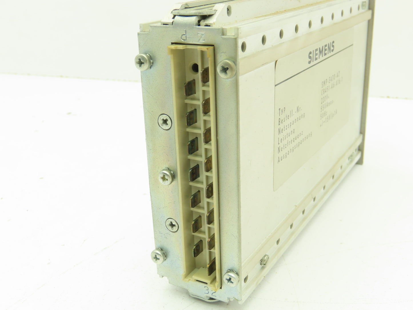 Siemens SMP-E430-A2 Communication Module Power Supply Chassis 15V DC Output