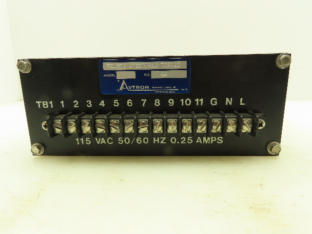 Avtron No 64 Remote Interface Module 6 Digit LED Display 115V D19222
