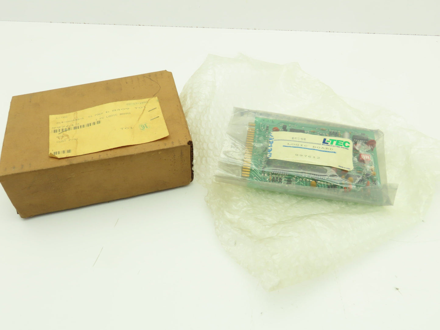 L-Tec 997612 Welding Cutting System Control Card Circuit Logic Board Rev C