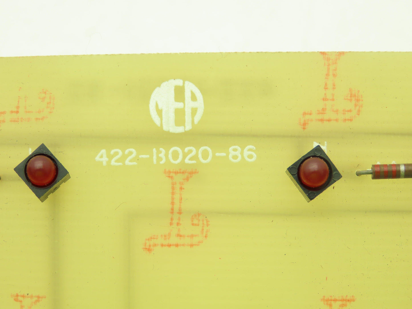 MEA 422-13021-52 422-13020-86 Control Circuit Board Card Terminal Strip