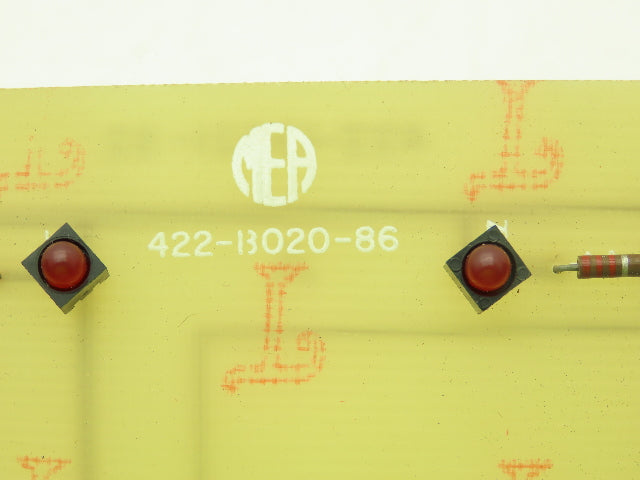 MEA 422-13021-52 422-13020-86 Control Circuit Board Card Terminal Strip