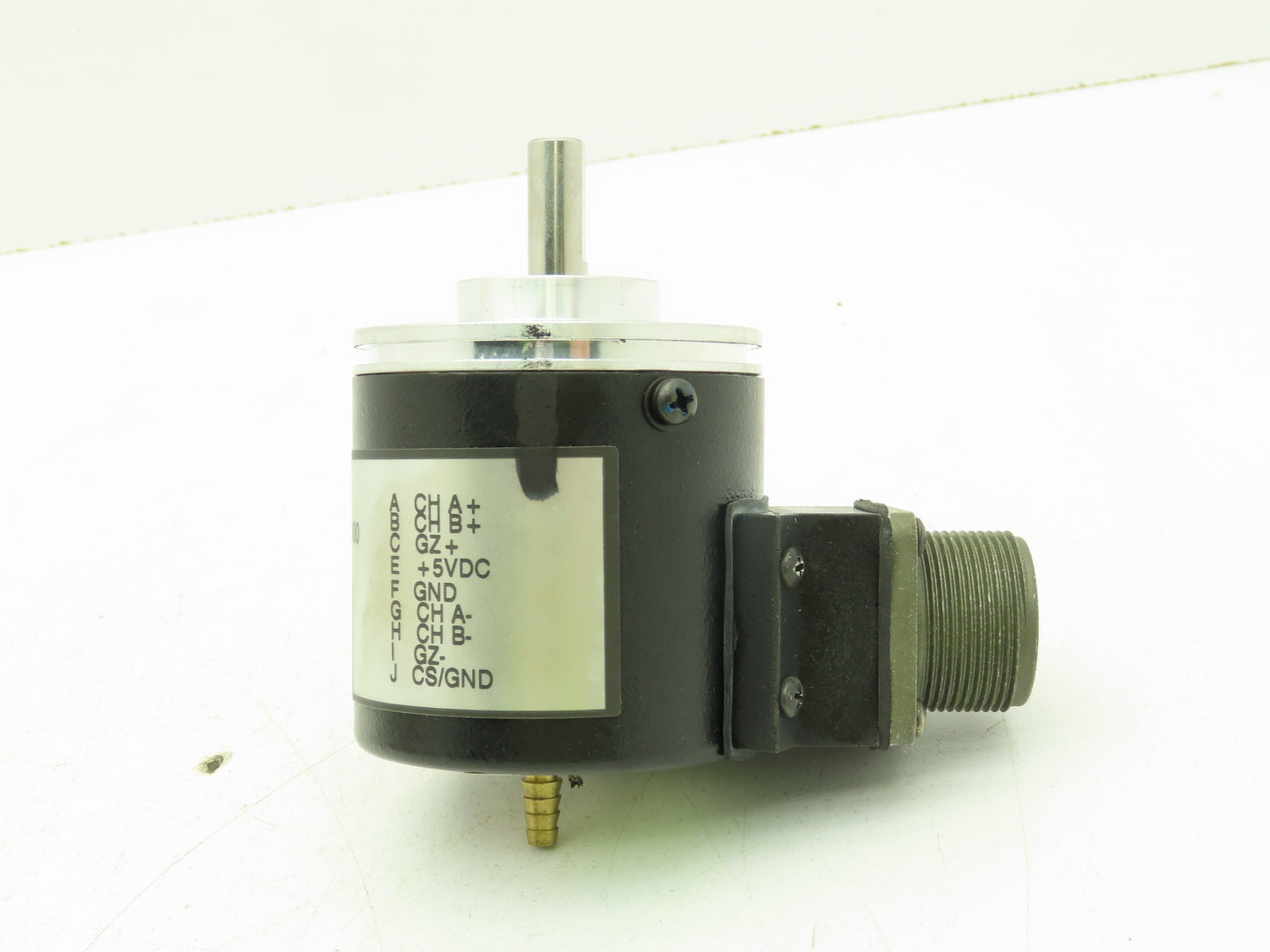 DRC Dynamics Research 25-S111-B16-2000T000 Rotary Encoder 3/8" Shaft 10-Pin
