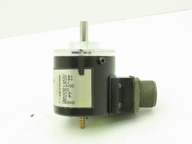 DRC Dynamics Research 25-S111-B16-2000T000 Rotary Encoder 3/8" Shaft 10-Pin