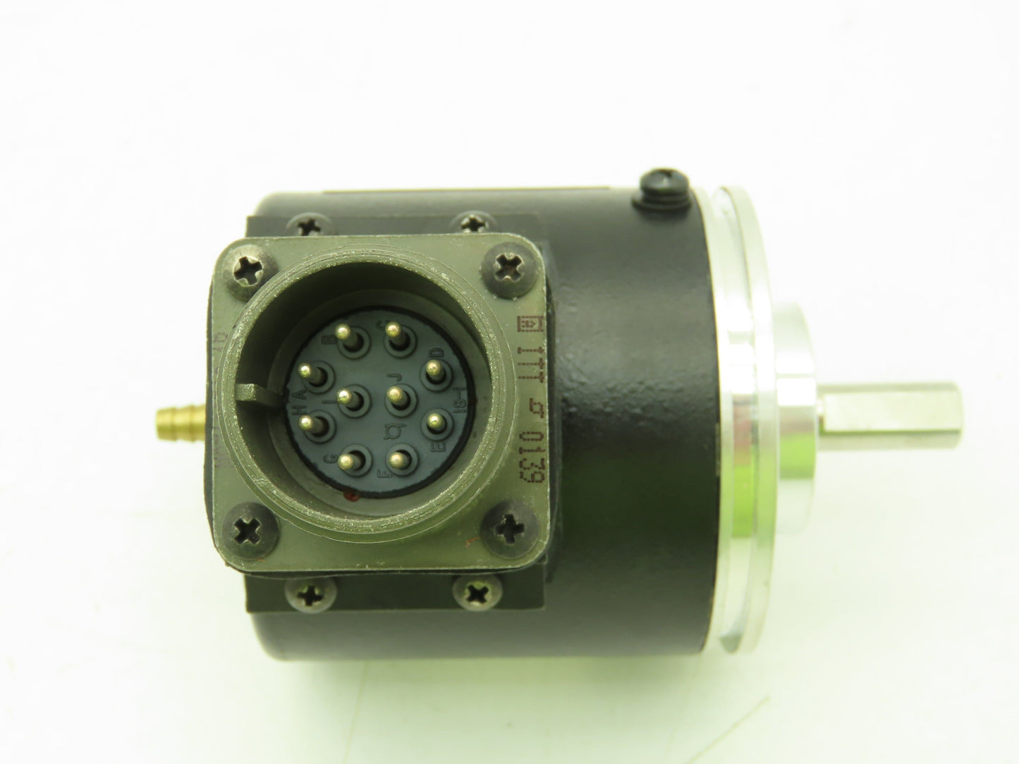 DRC Dynamics Research 25-S111-B16-2000T000 Rotary Encoder 3/8" Shaft 10-Pin