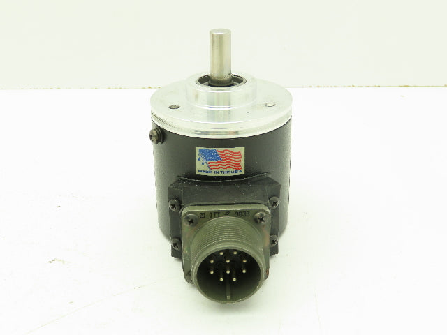 DRC Dynamics Research 25-S111-B16-1000T000 Rotary Encoder 3/8" Shaft 10-Pin