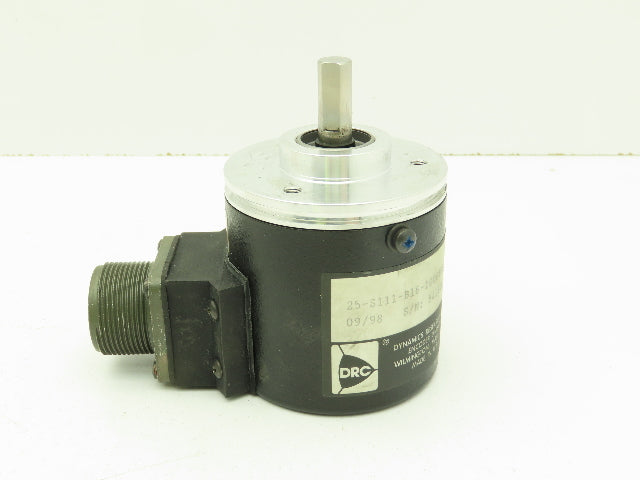 DRC Dynamics Research 25-S111-B16-1000T000 Rotary Encoder 3/8" Shaft 10-Pin