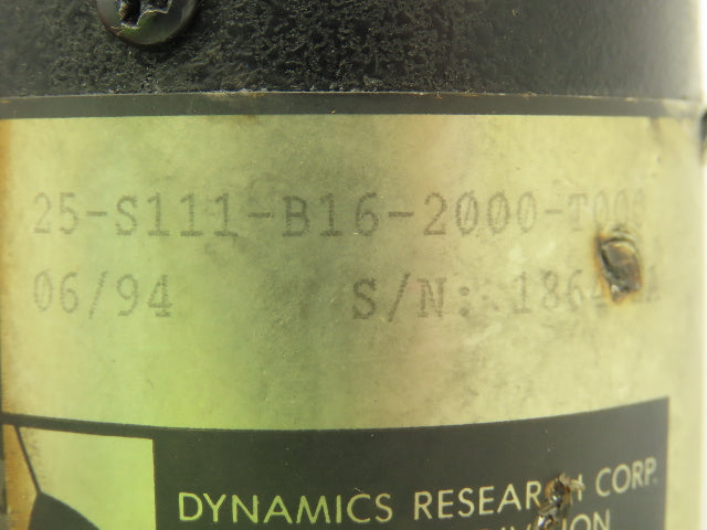 DRC Dynamics Research 25-S111-B16-2000T000 Rotary Encoder 3/8" Shaft 10-Pin