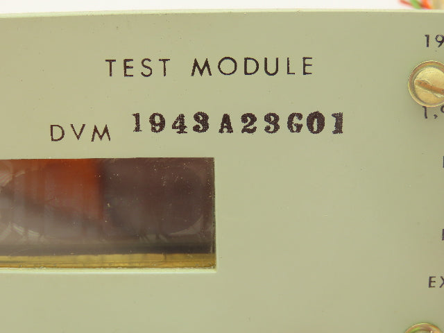 Westinghouse 1943A23G01 Test Module DVM PLC PCB Module Tester