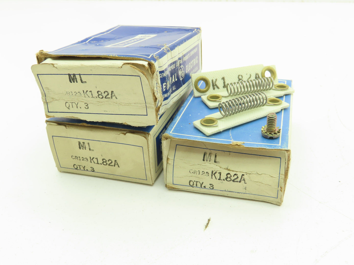 General Electric CR123K1.82A GE Thermal Overload Unit Heater Element Lot of 9