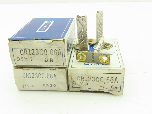 General Electric CR123 C0.66A GE Thermal Overload Unit Heater Element Lot of 9