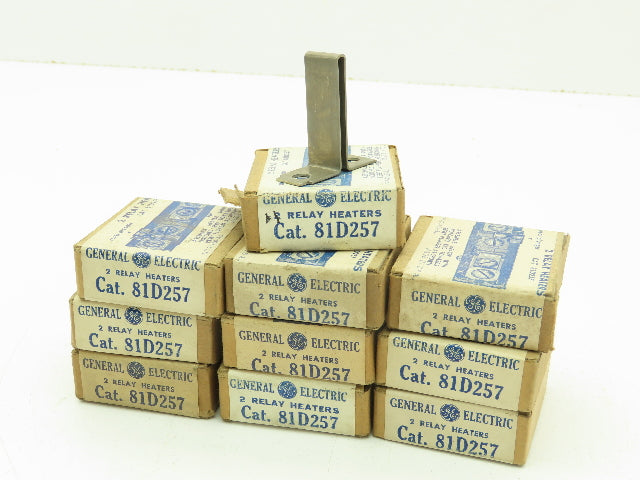 General Electric 81D257 GE Thermal Overload Unit Heater Element Lot of 19