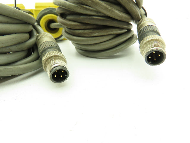 Banner Q45BB6DL Photoelectric Sensor Diffuse 1.8M 10-30VDC w/4-Pin Plug Lot of 2