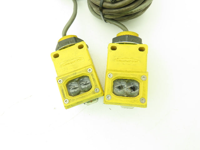 Banner Q45BB6DL Photoelectric Sensor Diffuse 1.8M 10-30VDC w/4-Pin Plug Lot of 2