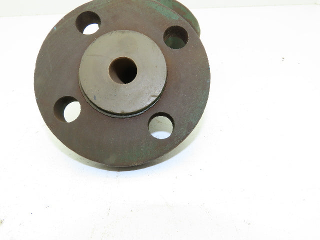 DOW Chemical Poy Lined 90° Long Elbow Fitting 1" Flanged 125# DI LOT OF 3