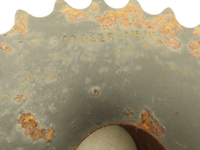 Martin 80BS26 1-15/16 #80 Roller Chain Sprocket 26 Teeth 1-15/16" Keyed Bore