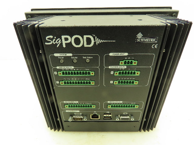 Sciemetric Instruments 2001 SigPod Monitor Control Operator Interface Windows XP