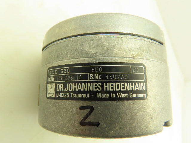 Dr.Johannes Heidenhain ROD 320 600 D2 Id.Nr. 209 698 10 Rotary Encoder