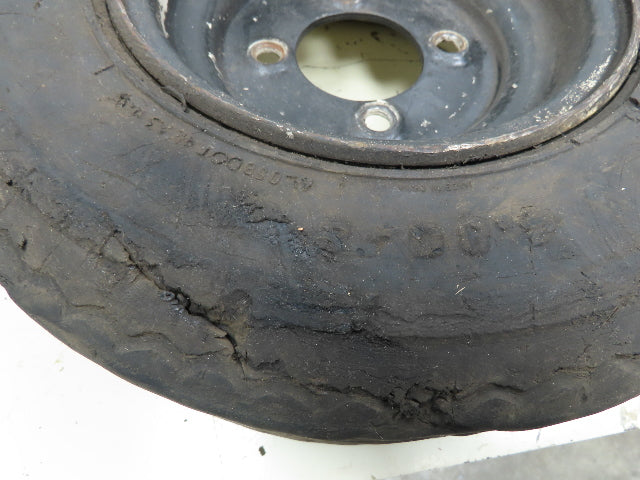 Set Of Wheels And Tires For a Taylor Dunn Stepsaver 3 Wheel Electric Cart Foam