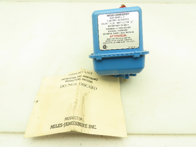 Neles Jamesbury EJ20 G Electric Valve Actuator Operator 115V 1.5A