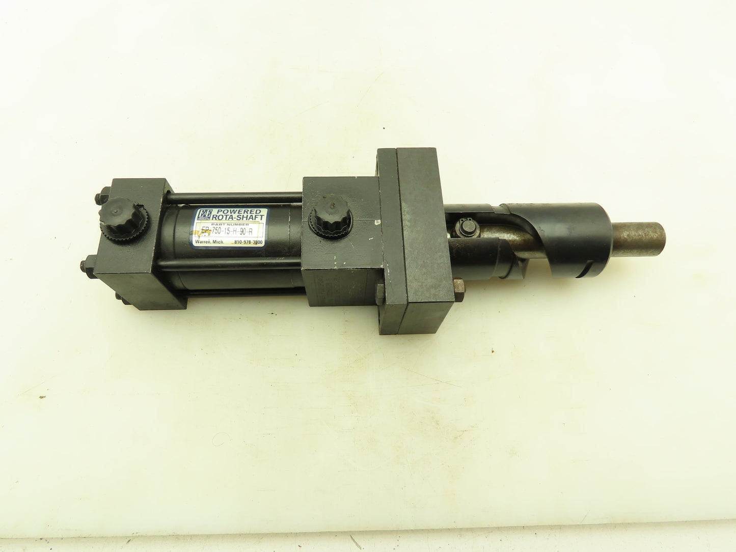 EP-750-15-H-90-R Hydraulic Cylinder Powered Rota Shaft Clamp 90° RH 2500PSI
