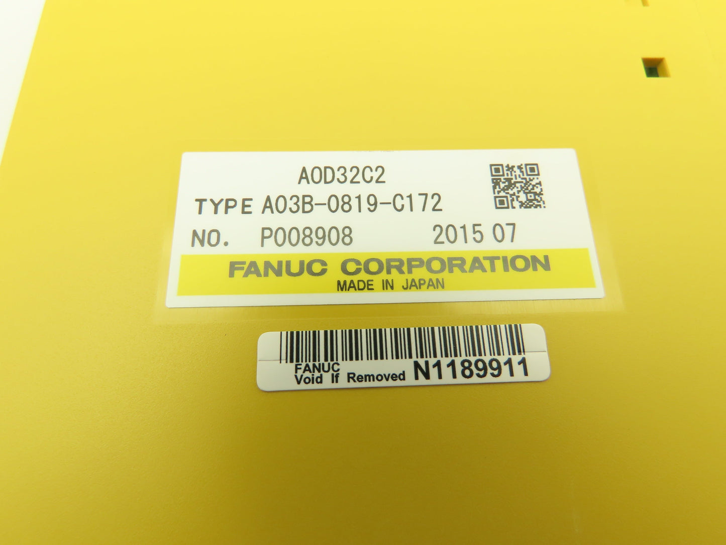 Fanuc A03B-0819-C172 I/O Module A0D32C2 Input PLC Module