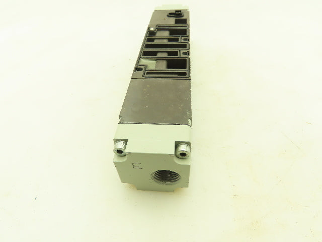 ASCO Numatics 239-2229 Pneumatic Valve Exhaust Block Sandwich Manifold 3/8" NPT