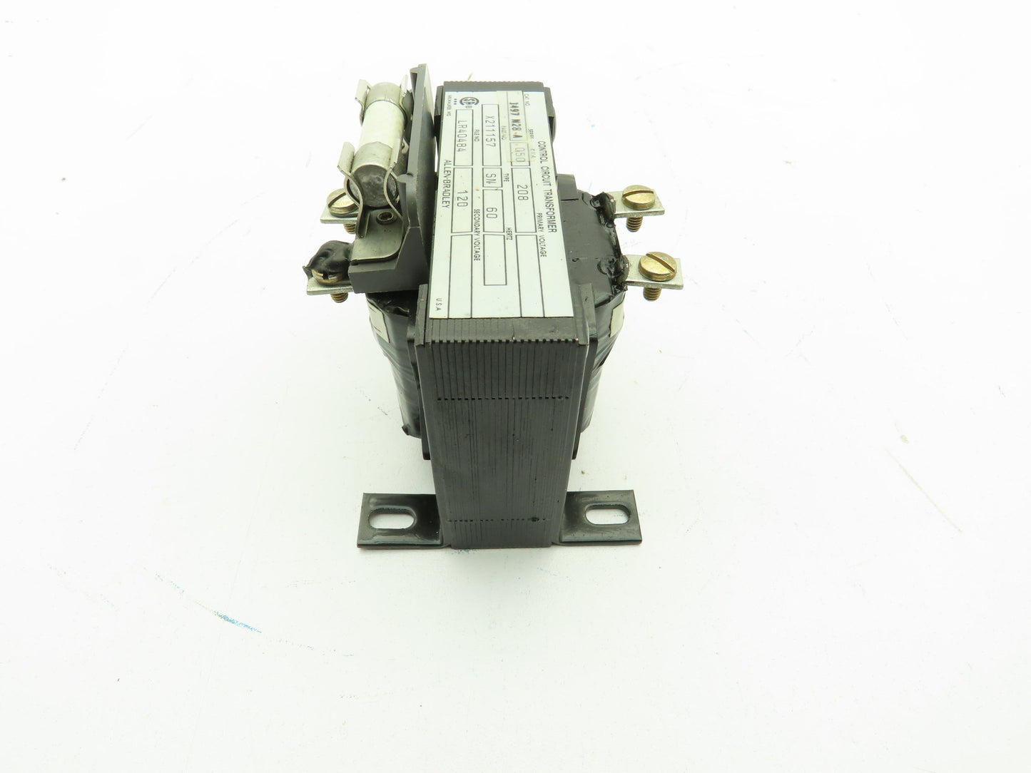 Allen Bradley 1497-N28 Ser A Control Circuit Transformer Pri 208 Sec 120 .050KVA