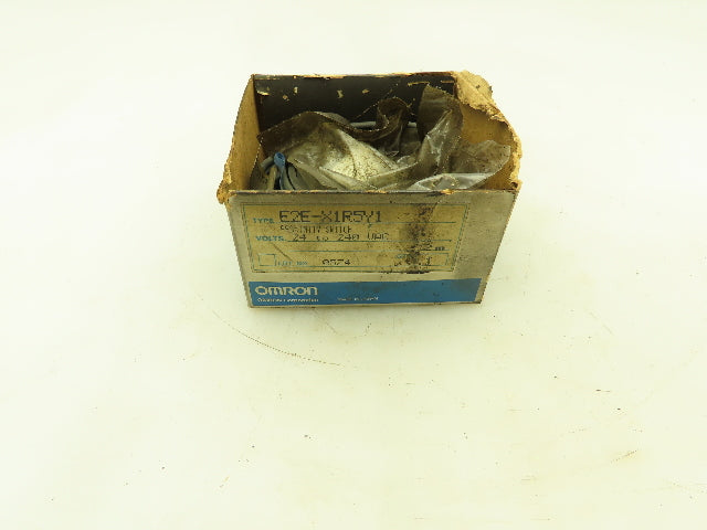 Omron E2E-X1R5Y1 Inductive Proximity Sensor Switch 1.5mm NO 24-240VAC LOT OF 4