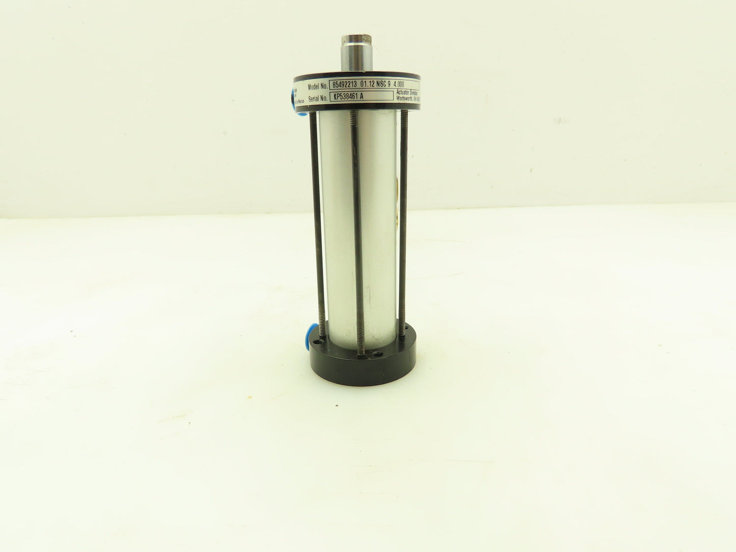 Schrader Bellows 85492213 Double Acting Air Cylinder Pneumatic 4 x1-1/8" 250 PSI