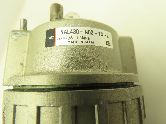 SMC NAL430-N02-1S-2 Micro Mist Pneumatic Air Line Lubricator 1/4" NPT 145 PSI