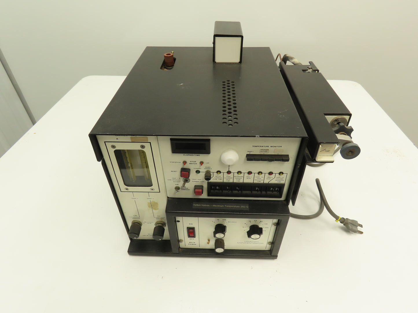 Envirochem 810A Unacon Trap Gas Chromatograph Unit Concentrator Lab Equipment