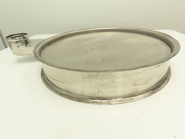 20" Compact Sieve Vibratory Screen Sifter Diversion Pan, Russell Finex Style