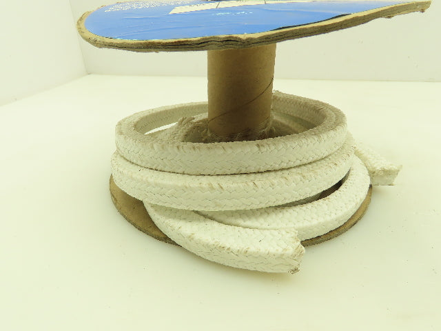 Teadit 2006 Braided Packing Gasket Seal 3/16 Sq White PTFE Yarn 46" 40"