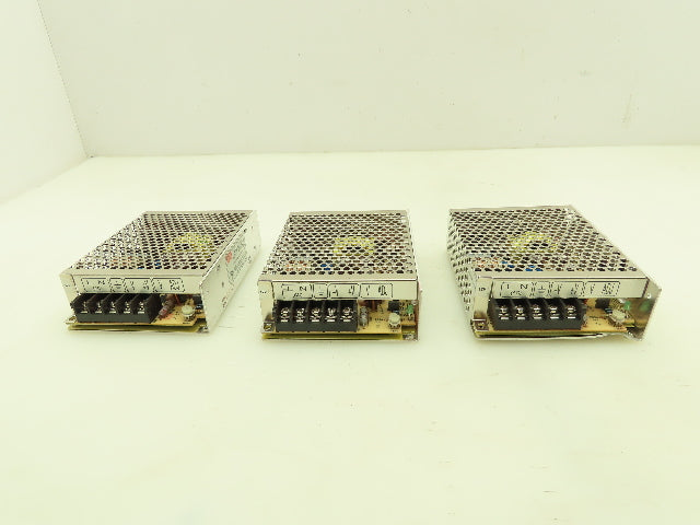 Mean Well NES-50-12 Switching Power Supply 12V DC 4.2A 50W 120VAC Input Lot of 3