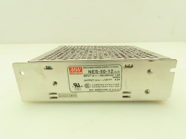 Mean Well NES-50-12 Switching Power Supply 12V DC 4.2A 50W 120VAC Input Lot of 3