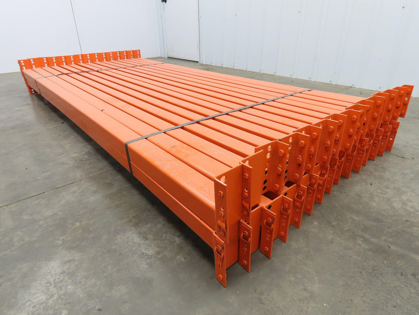 102" X 2.5" Teardrop Pallet Racking Beams New Style Cross Members Bundle Of 30