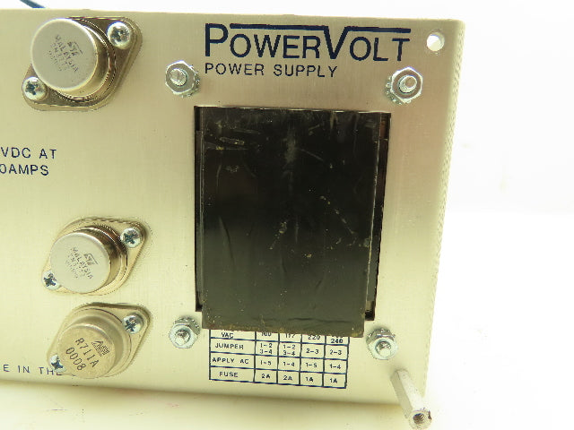 Powervolt BVA-12CS5 Power Supply 12VDC 5A Amps 10-240V Input Power Volt