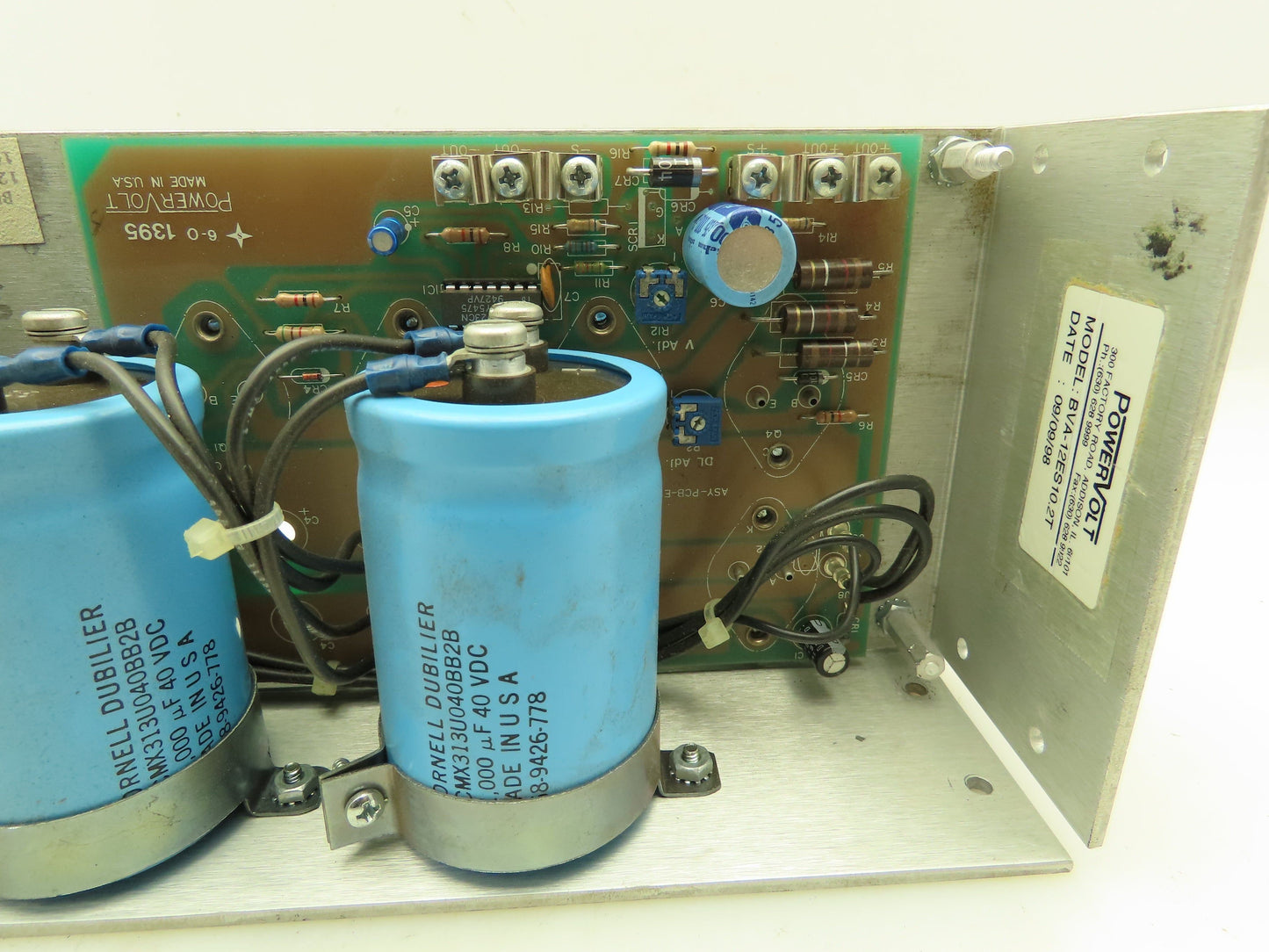 Powervolt BVA-12ES10.2T Power Supply 12VDC 10.2A Amps 10-240V Input Power Volt