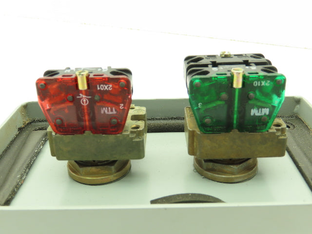 B-Line 2 Pushbutton Enclosure Control Station On/Off 800E Switch 3x3x6"