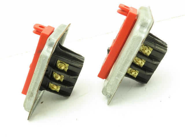 P&S 7843 Manual Motor Control Switch On/Off 40A 3-Pole 3Ph 120-600V Lot of 2