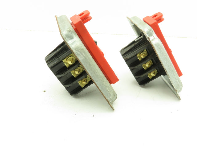 P&S 7843 Manual Motor Control Switch On/Off 40A 3-Pole 3Ph 120-600V Lot of 2