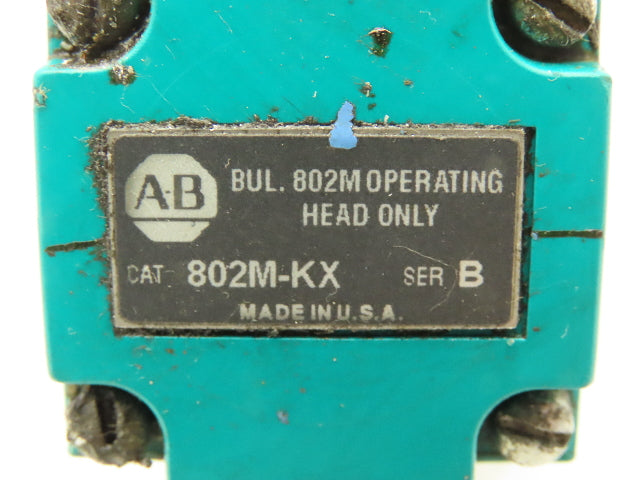 Allen Bradley 802M-AMZJ9LF Limit Switch Ser A Operating Head Ser B Roller Type 4