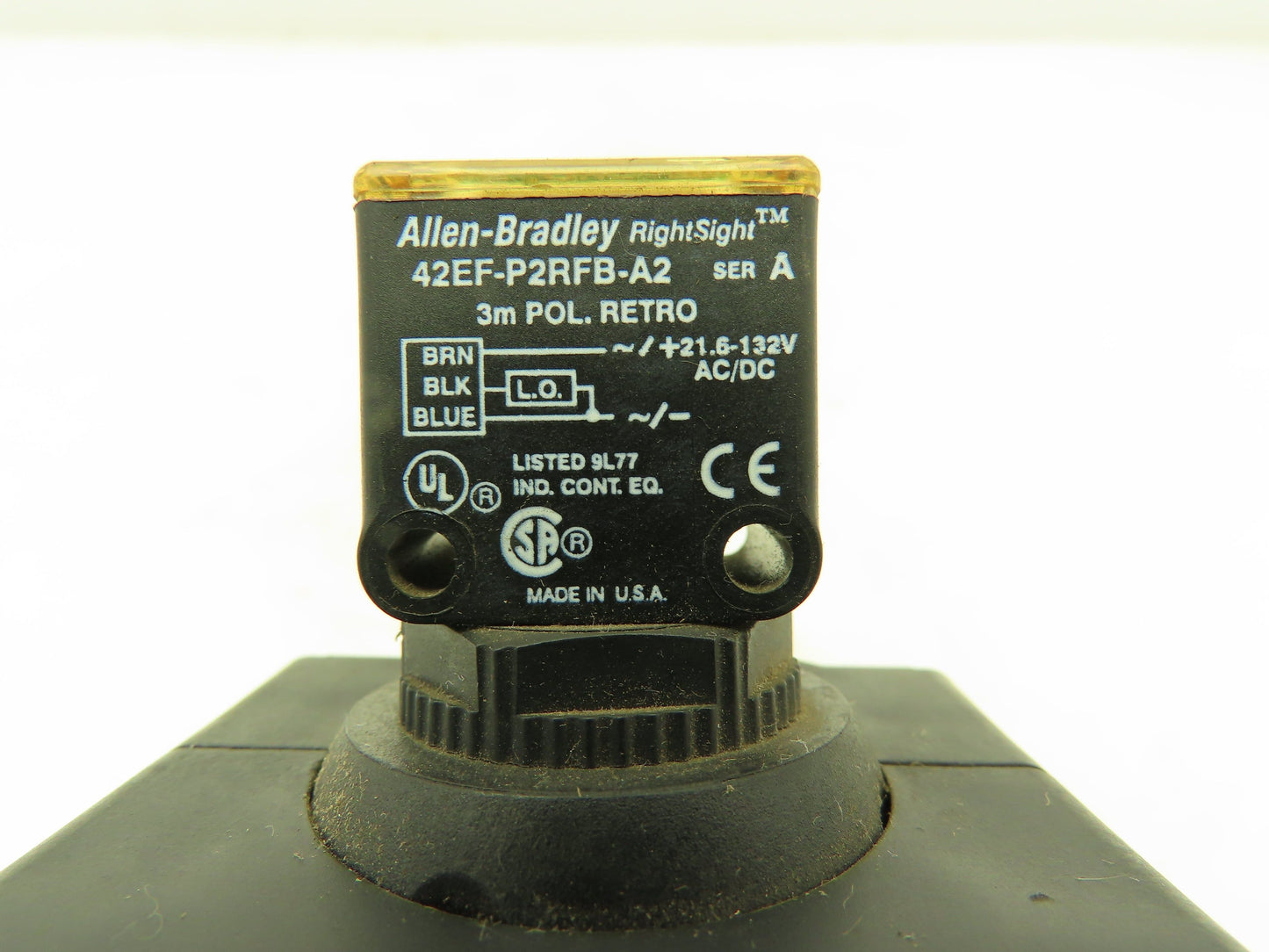 Allen Bradley 42EFP2RCBA2 Ser A Photo Switch Sensor RightSight Bracket Lot of 5