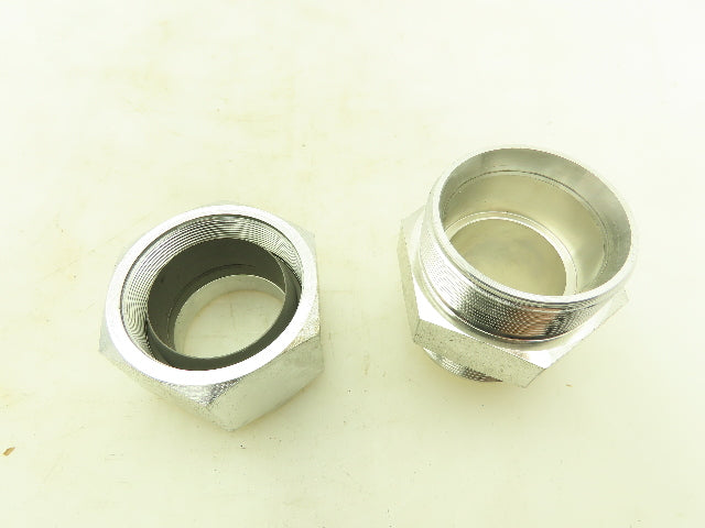 Swagelok S-2400-6-24AN Tube Fitting Male Connector 1-1/2x1-1/2" 37° JIC-24 Qty 4