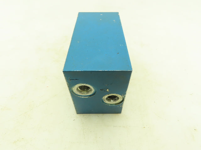 Daman 0895 Aluminum Manifold Sandwich Block SAE-4 LOT OF 2