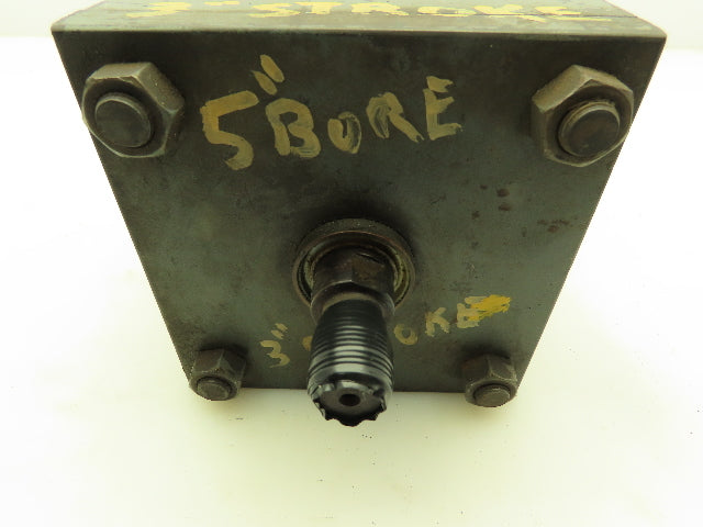 RB2146 Hydraulic Cylinder 5" Bore 3" Stroke 1" Rod 3/4-16 Threaded Rear Clevis