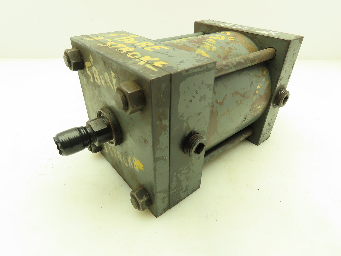RB2146 Hydraulic Cylinder 5" Bore 3" Stroke 1" Rod 3/4-16 Threaded Rear Clevis