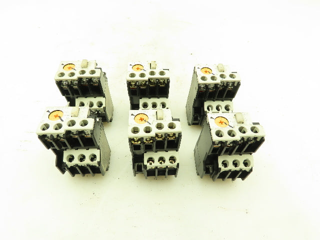 Fuji Electric TR-0NY/3 TR-0NY 4NR0AK Overload Relay 1.7-2.6 A Amp Lot of 6