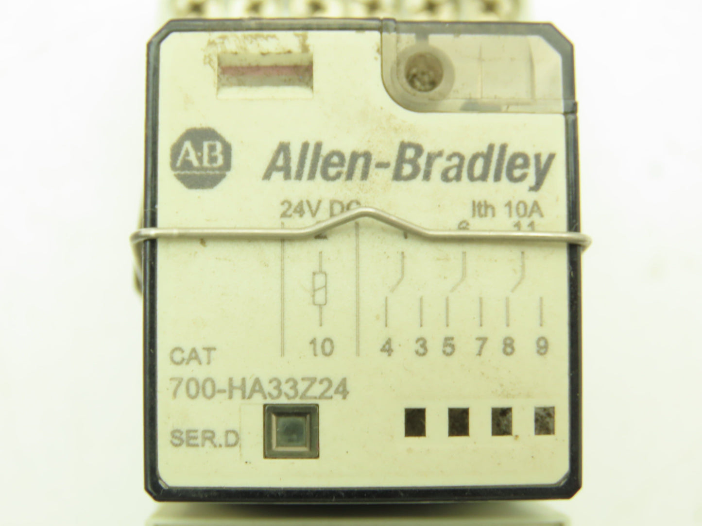 Allen Bradley 700-HA33Z24 Series C/D Relay w/ Base 10A 24VDC Lot of 15