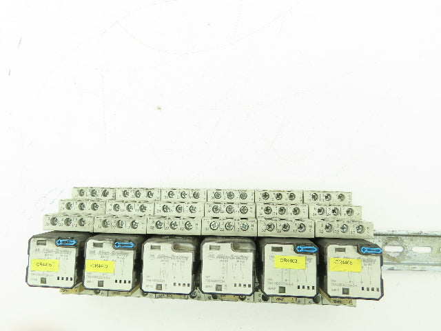 Allen Bradley 700-HB32Z24 Ser E Socket Relay 15A 24VDC w/Base 700-HN153 Lot of 6